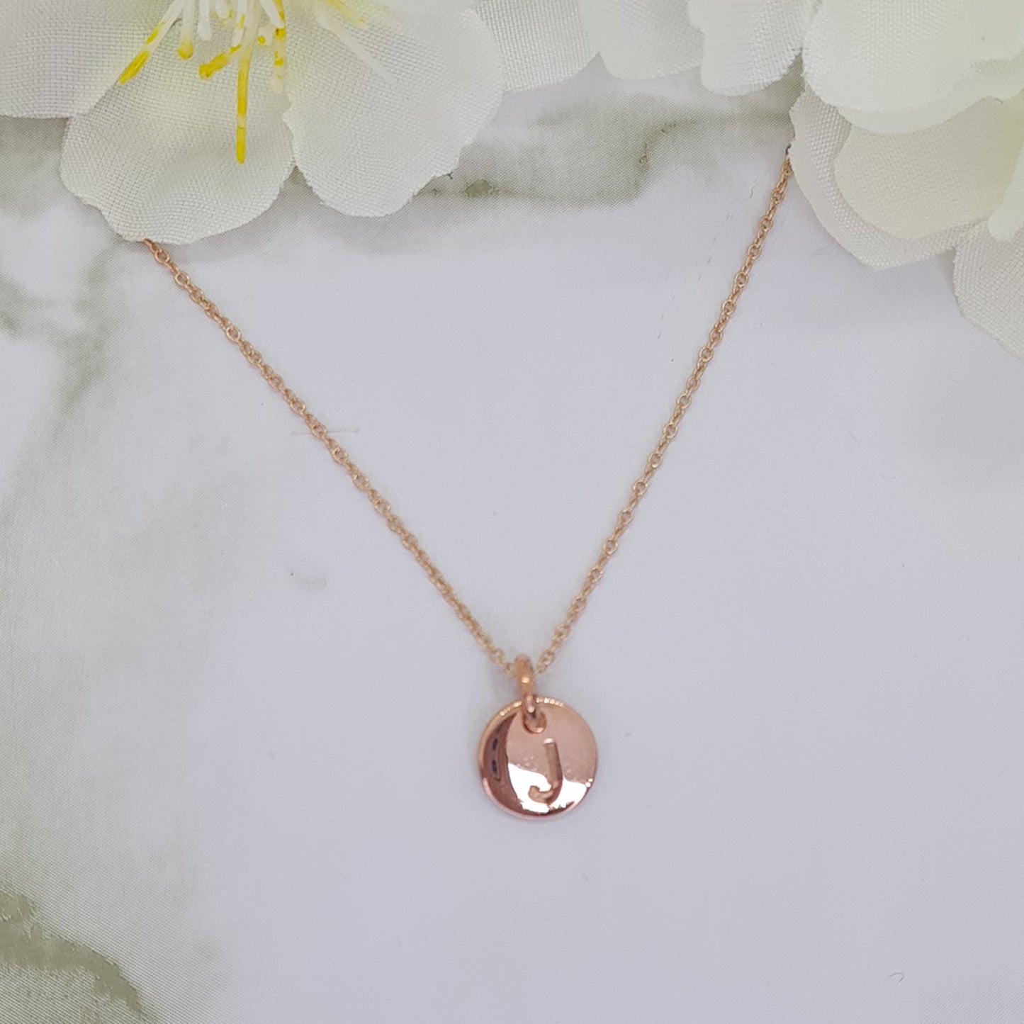 Rose Gold plated Mini Letterlik Signet Pendant