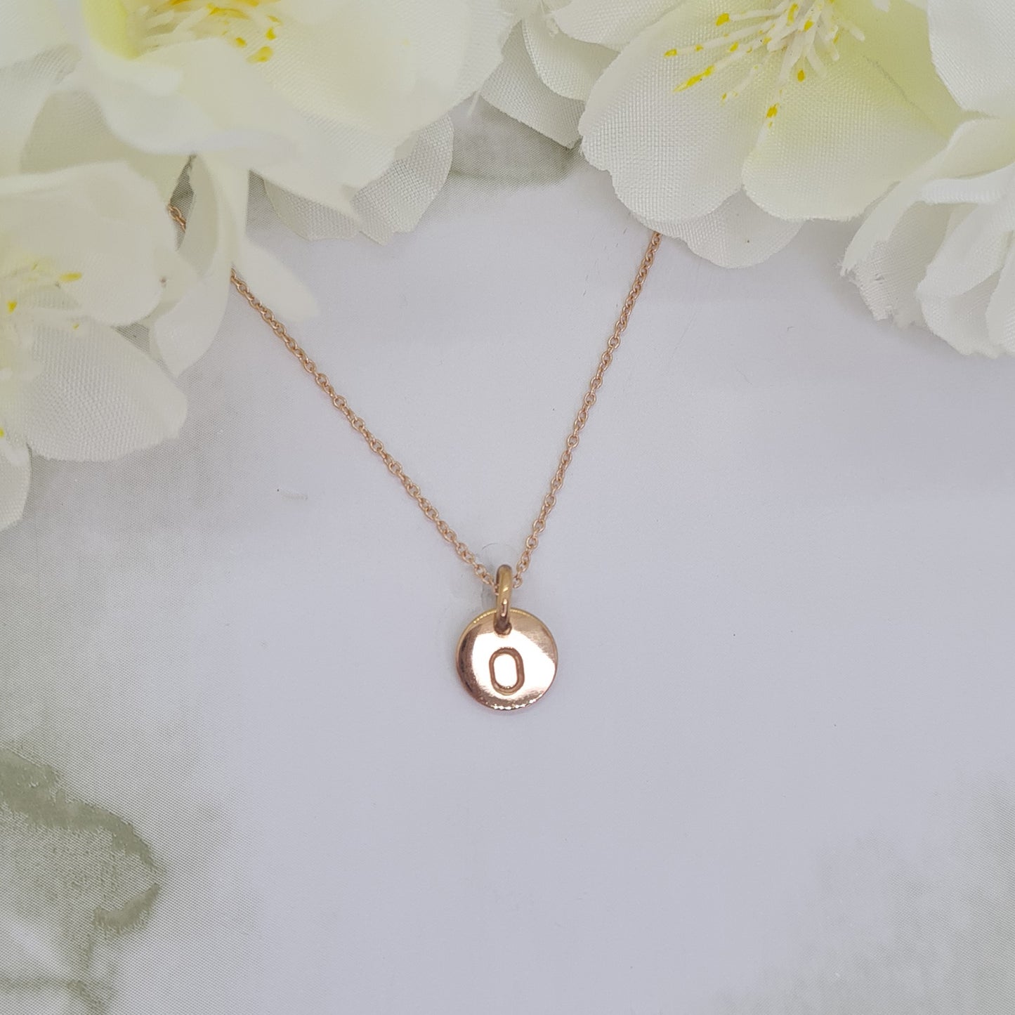 Rose Gold plated Mini Letterlik Signet Pendant