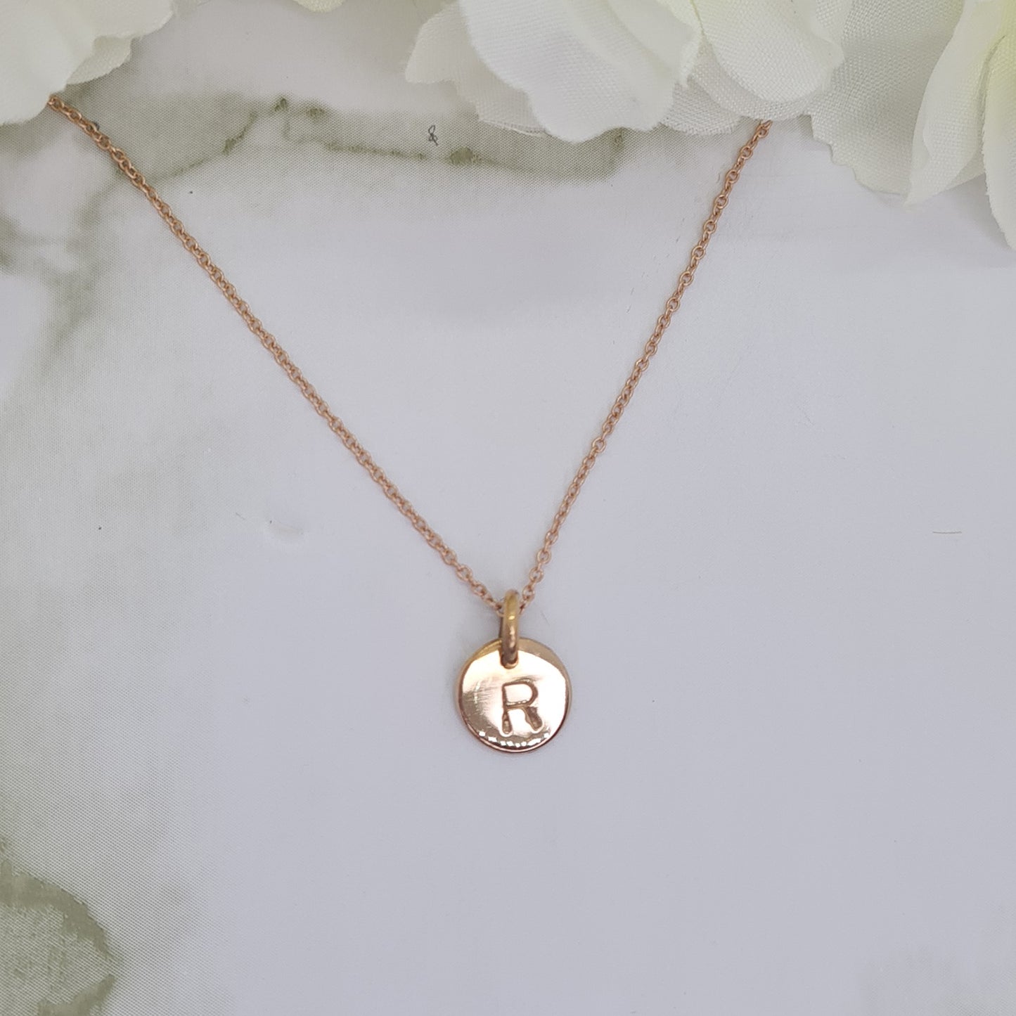 Rose Gold plated Mini Letterlik Signet Pendant