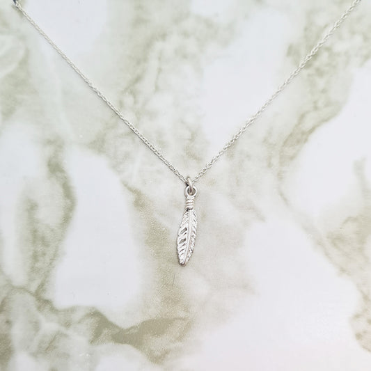 Handcrafted Sterling Silver Feather