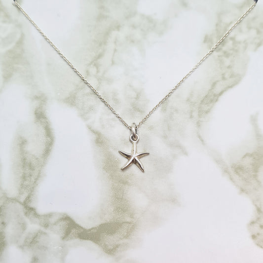 Handcrafted Sterling Silver Sea Star Necklace