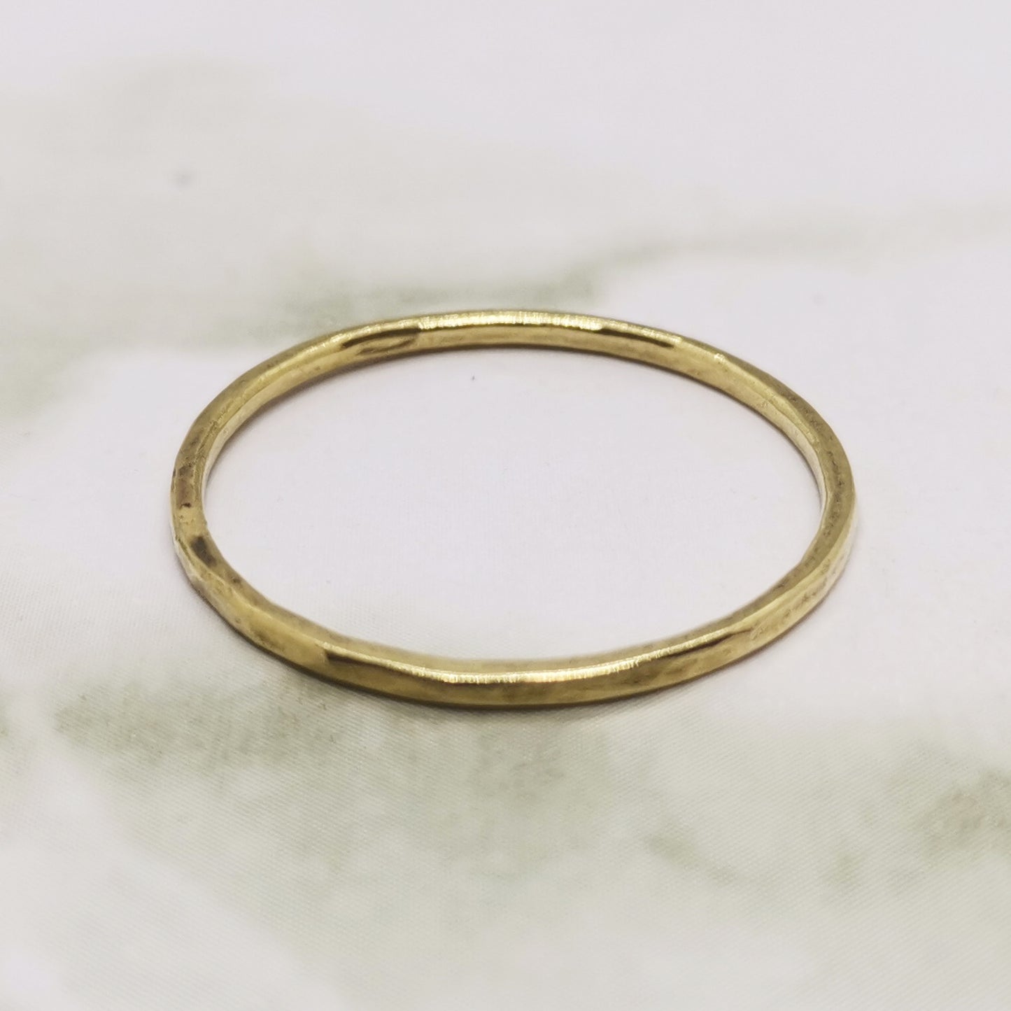 Handcrafted Brass Wire Ring.