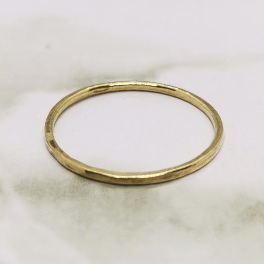 Handcrafted Brass Wire Ring.