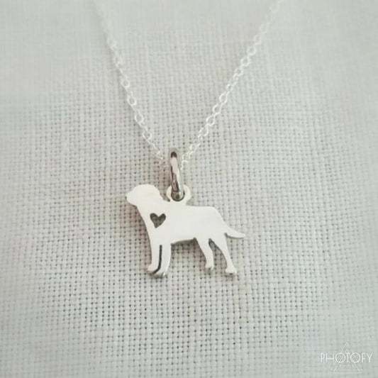 Handcrafted Sterling Silver Labrador Necklace