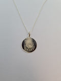 Handcrafted Sterling Silver Custom Picture Disc Necklace