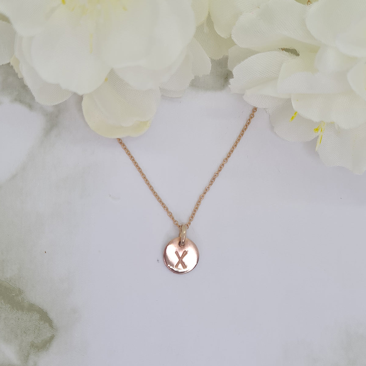 Rose Gold plated Mini Letterlik Signet Pendant