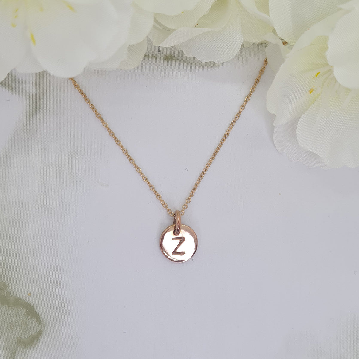 Rose Gold plated Mini Letterlik Signet Pendant