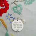 Handcrafted Sterling Silver Mother of the Groom Necklace
