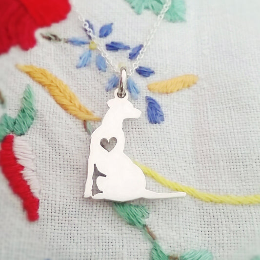 Handcrafted Sterling Silver Rhodesian Ridgeback Necklace