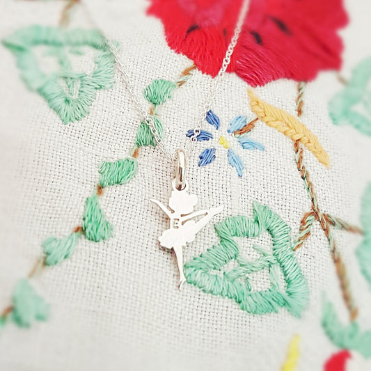 Handcrafted Sterling Silver Ballerina Necklace